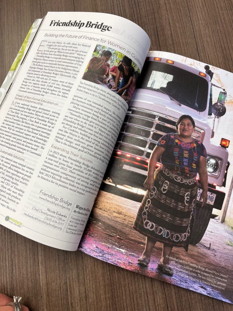 Magazine article featuring Friendship Bridge